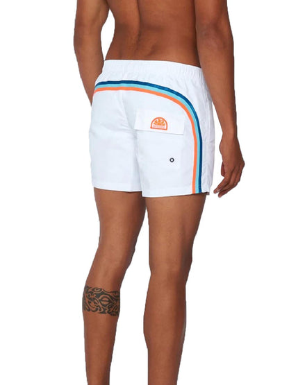 BOARDSHORT Sundek Costume Uomo M504bdta100 Bianco