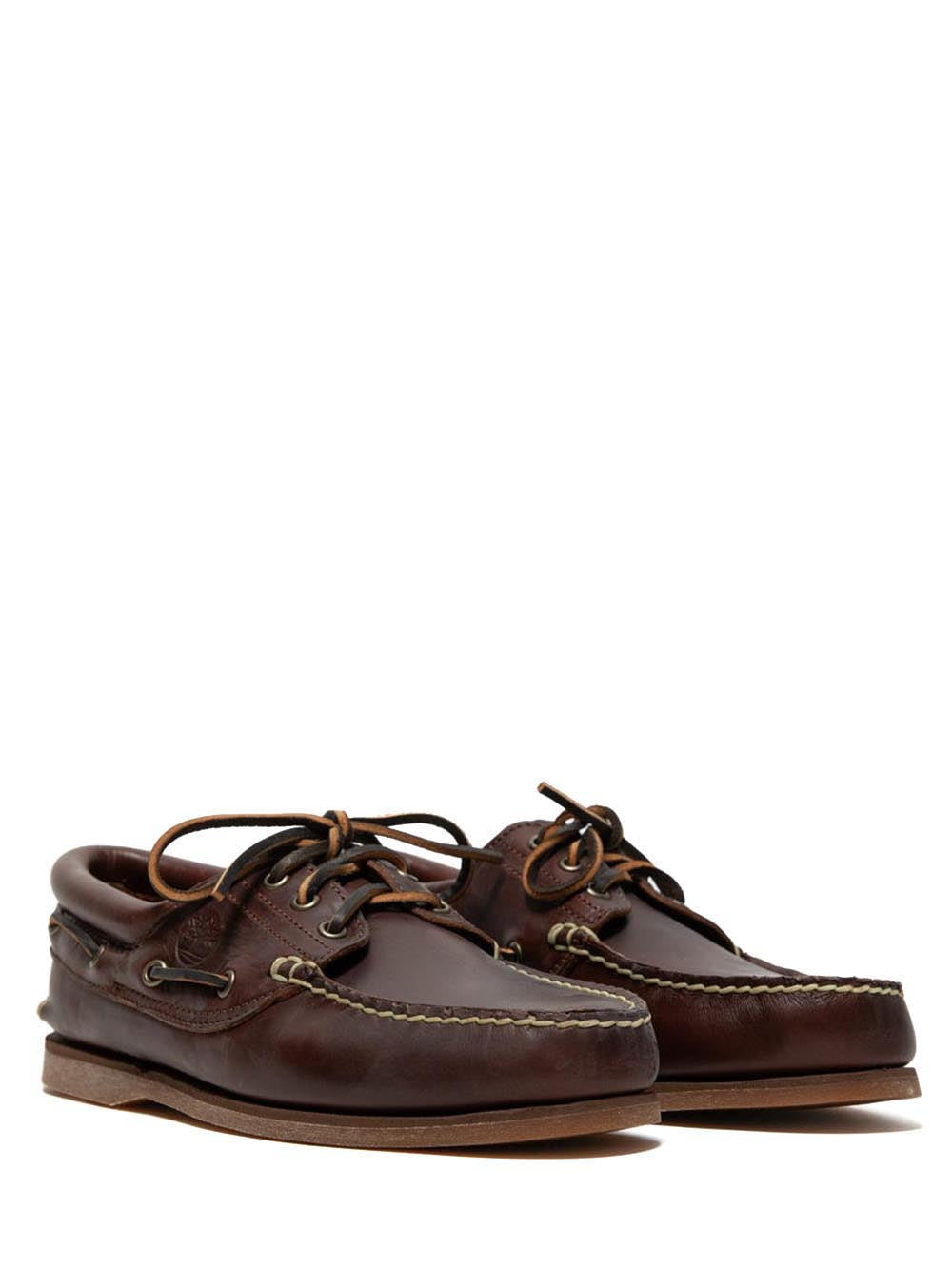 classic boat 3 eye padded collar Timberland Scarpa Uomo Tb176015 Marrone