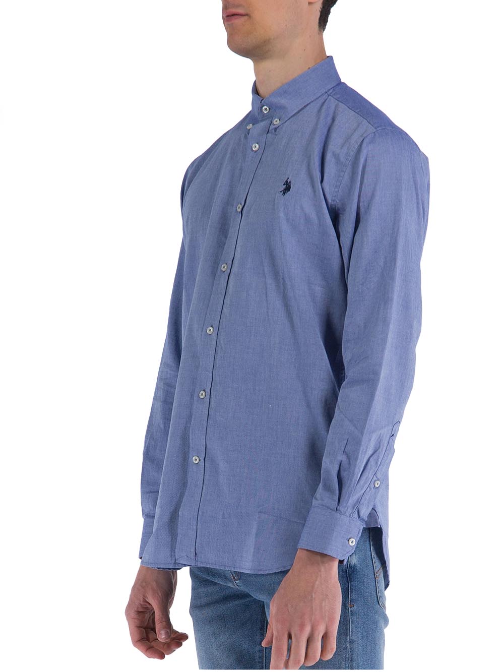 U.S. Polo Assn. Camicia Uomo Us43104001 Celeste