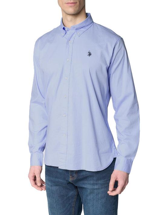 U.S. Polo Assn. Camicia Uomo Us43104002 Celeste