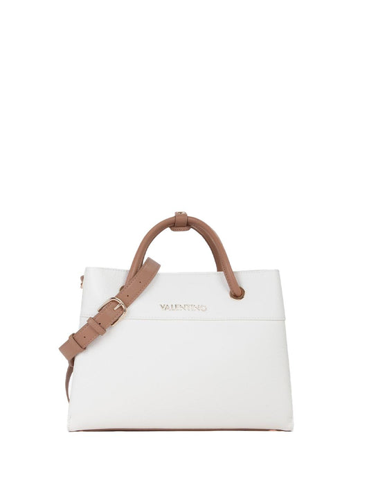 ALEXIA Valentino Borsa a Mano Donna Vbs5a802 Bianco/Cuoio