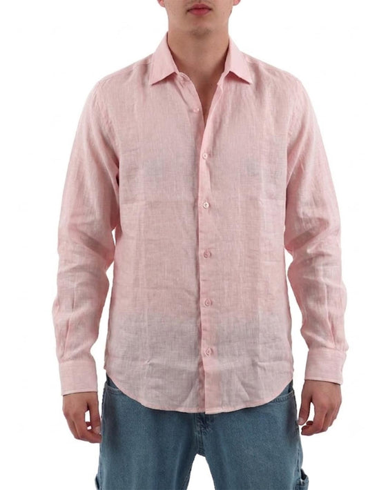 YOS Camicia Uomo 9432900 Rosa pallido