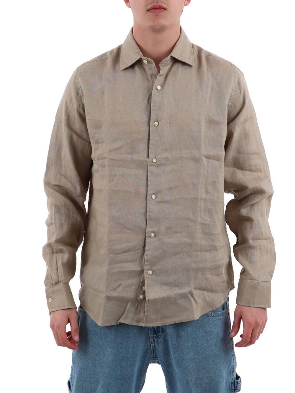 YOS Camicia Uomo 9432900 Tortora