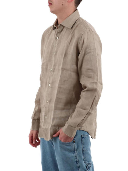 YOS Camicia Uomo 9432900 Tortora