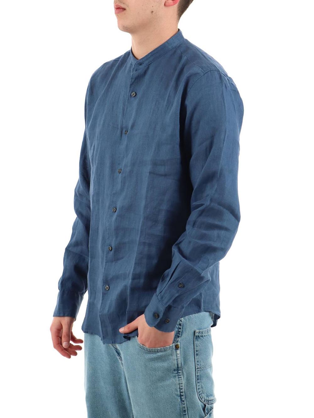 YOS Camicia Uomo 9434900 Blu cobalto