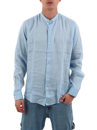 YOS Camicia Uomo 9434900 Celeste