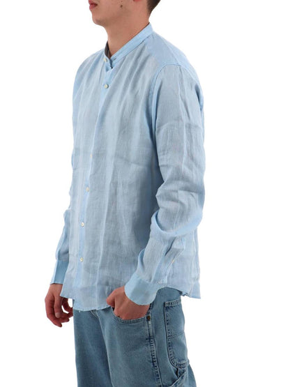 YOS Camicia Uomo 9434900 Celeste