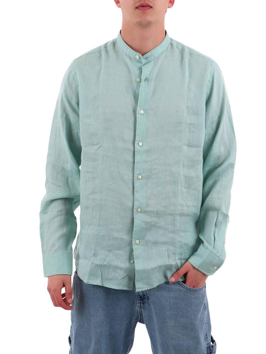 YOS Camicia Uomo 9434900 Verde tiffany