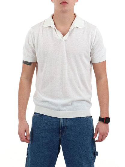 derby m/m YOS Polo Uomo Cc326y Bianco