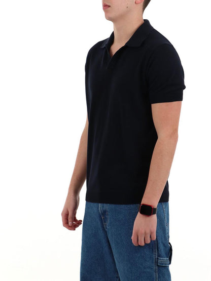 derby m/m YOS Polo Uomo Cc326y Blu