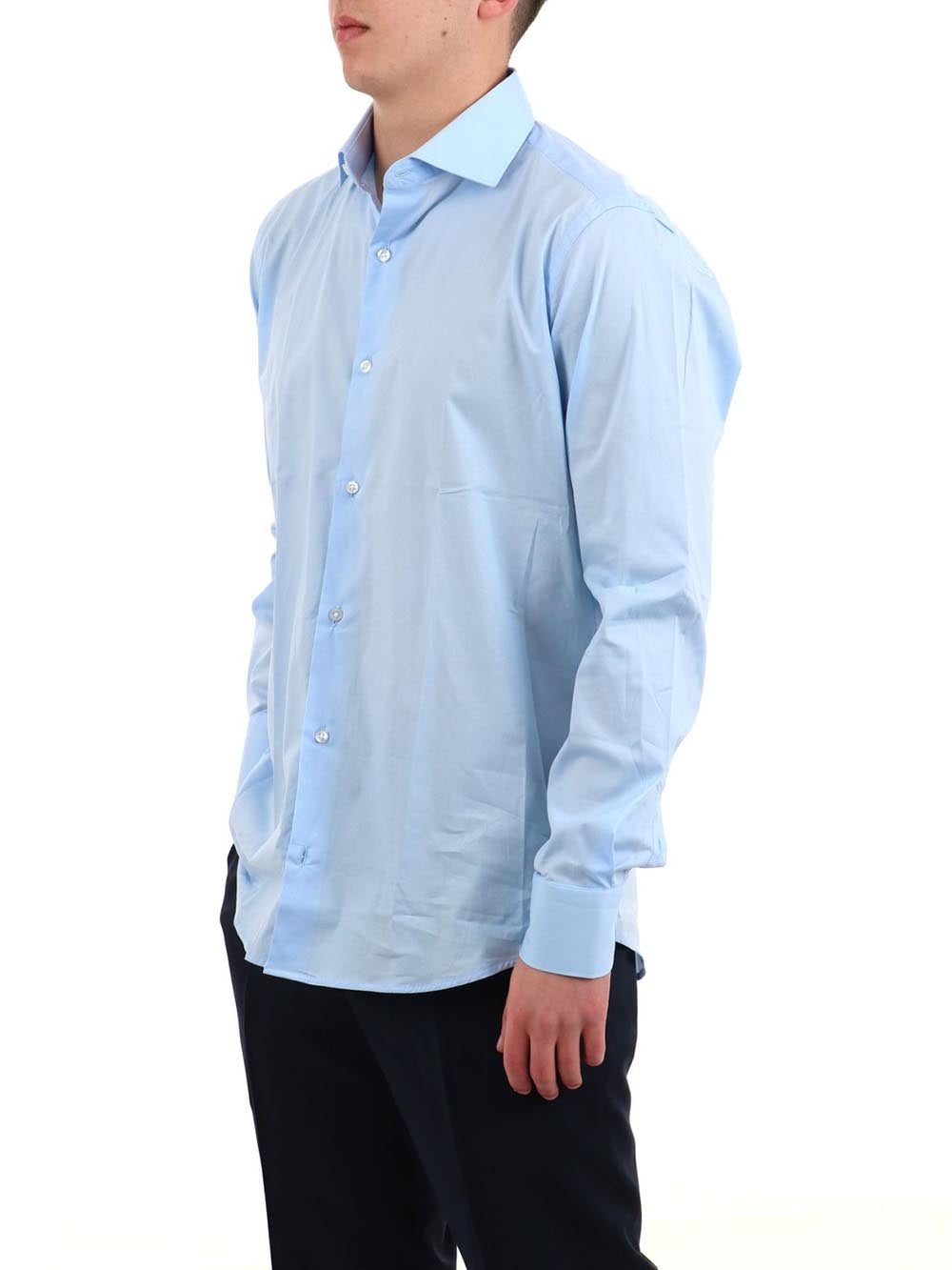 stretch YOS Camicia Uomo Dance Sc/265 Celeste