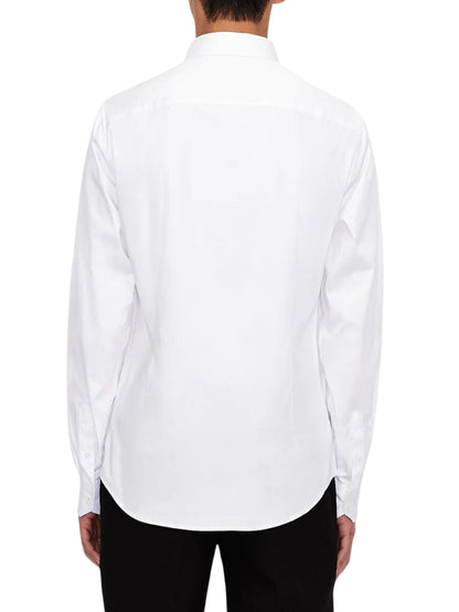 Armani Exchange Camicia Uomo 8nzcbd Zn10z Bianco