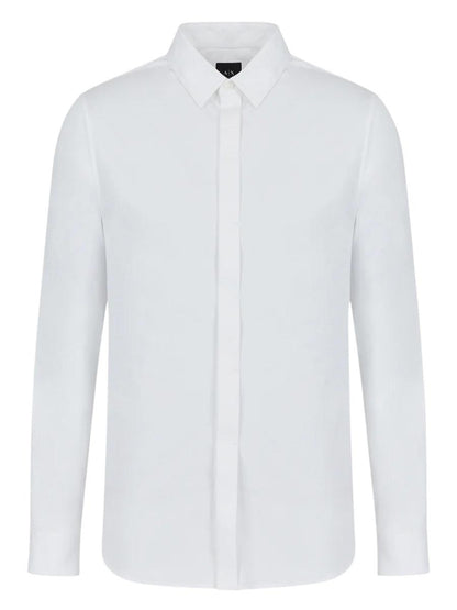 Armani Exchange Camicia Uomo 8nzcbd Zn10z Bianco