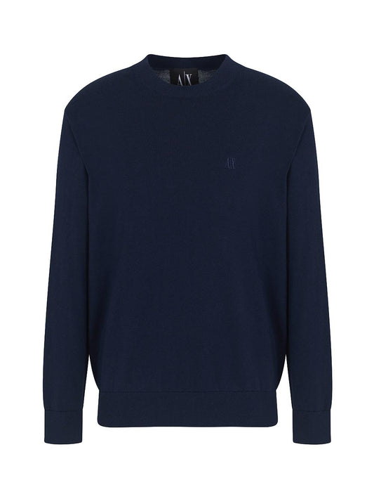 Armani Exchange Pullover Uomo Xm000338 Af12291 Blu