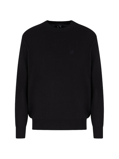Armani Exchange Pullover Uomo Xm000338 Af12291 Nero