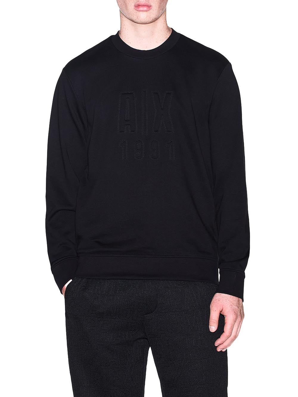 Armani Exchange Felpa Uomo Xm002801 Af20934 Nero