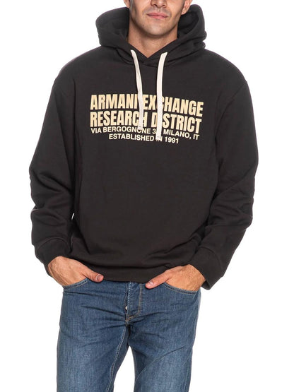 Armani Exchange Felpa Uomo Xm002976 Af26361 Marrone