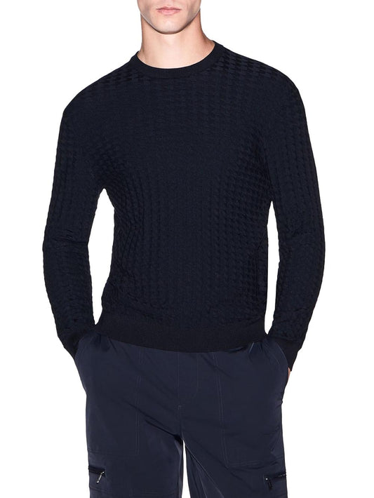 Armani Exchange Pullover Uomo Xm002988 Af10454 Blu