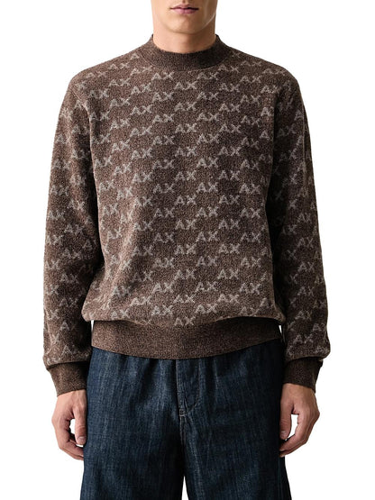 Armani Exchange Pullover Uomo Xm002992 Af16916 Marrone