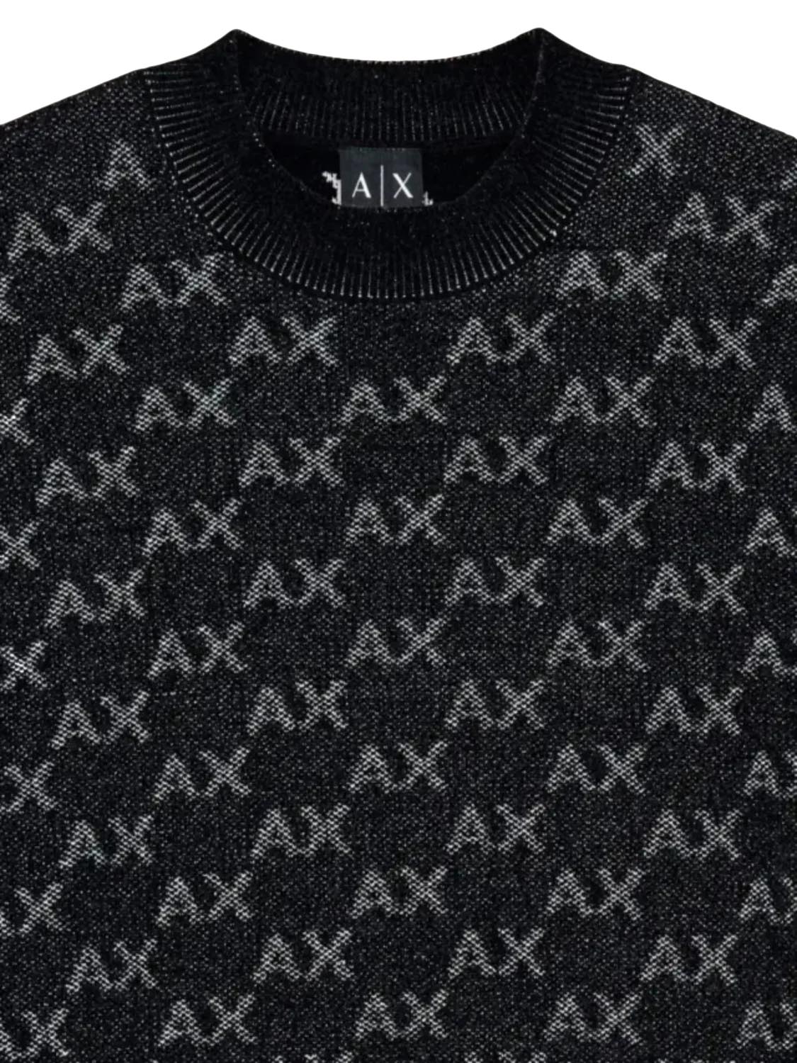 Armani Exchange Pullover Uomo Xm002992 Af16916 Nero
