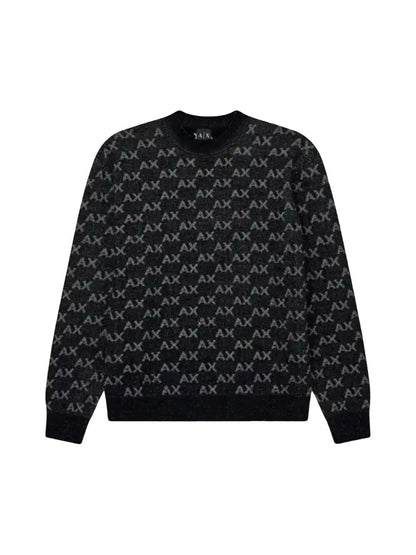 Armani Exchange Pullover Uomo Xm002992 Af16916 Nero