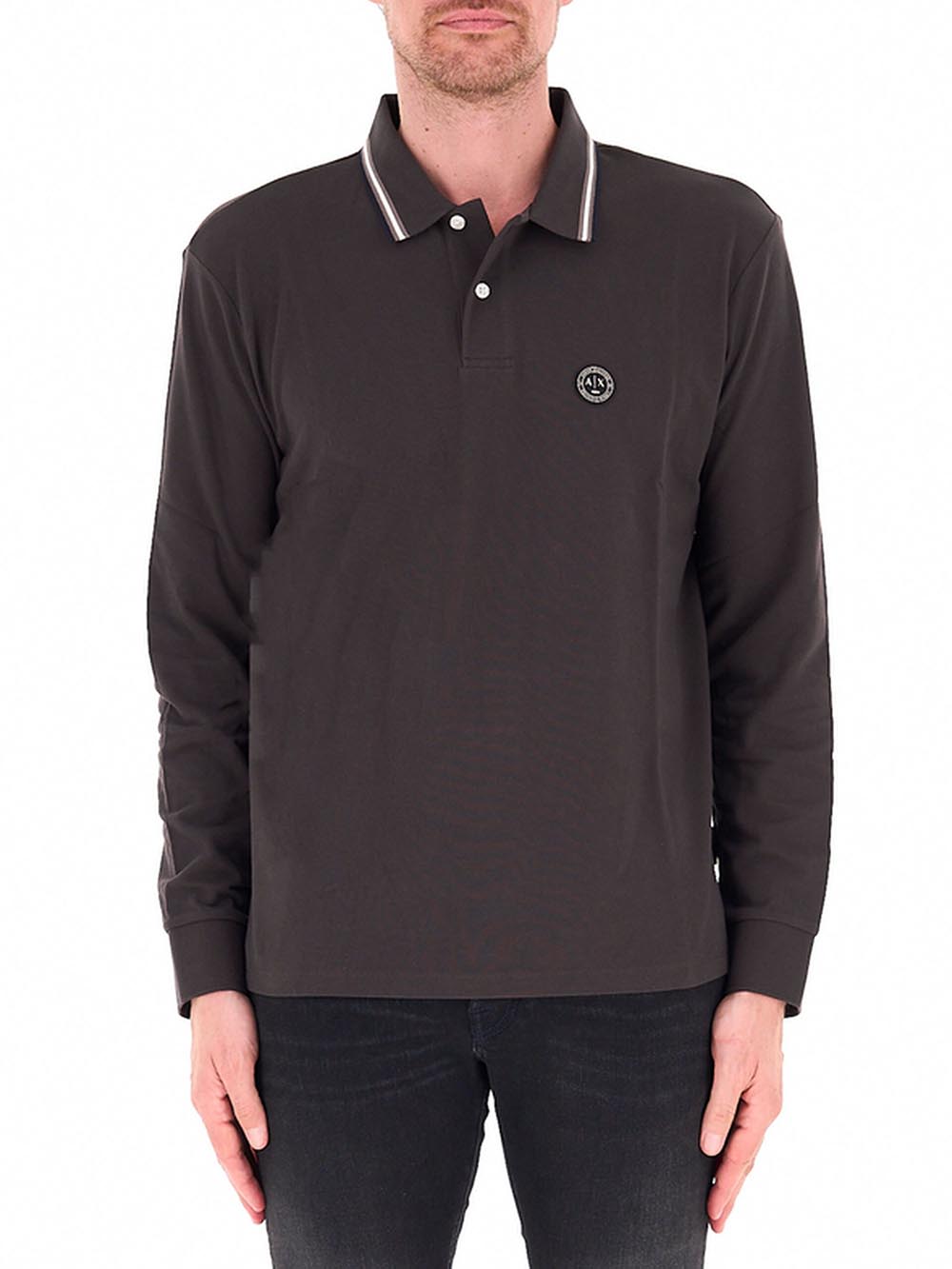 Armani Exchange Polo Uomo Xm003427 Af13026 Marrone