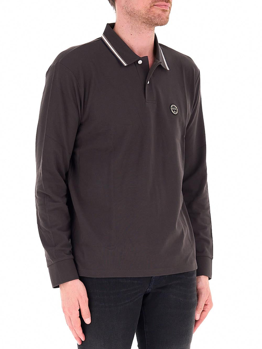 Armani Exchange Polo Uomo Xm003427 Af13026 Marrone