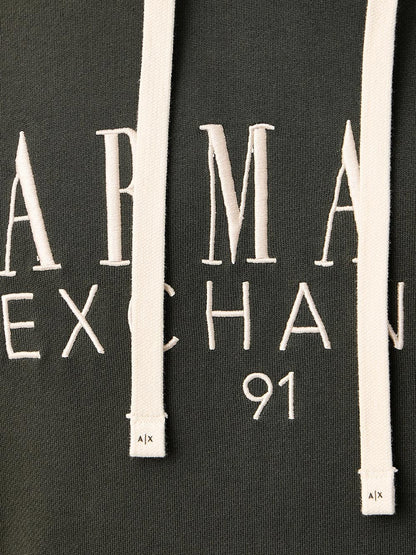 Armani Exchange Felpa Uomo Xm003429 Af10830 Verde scuro