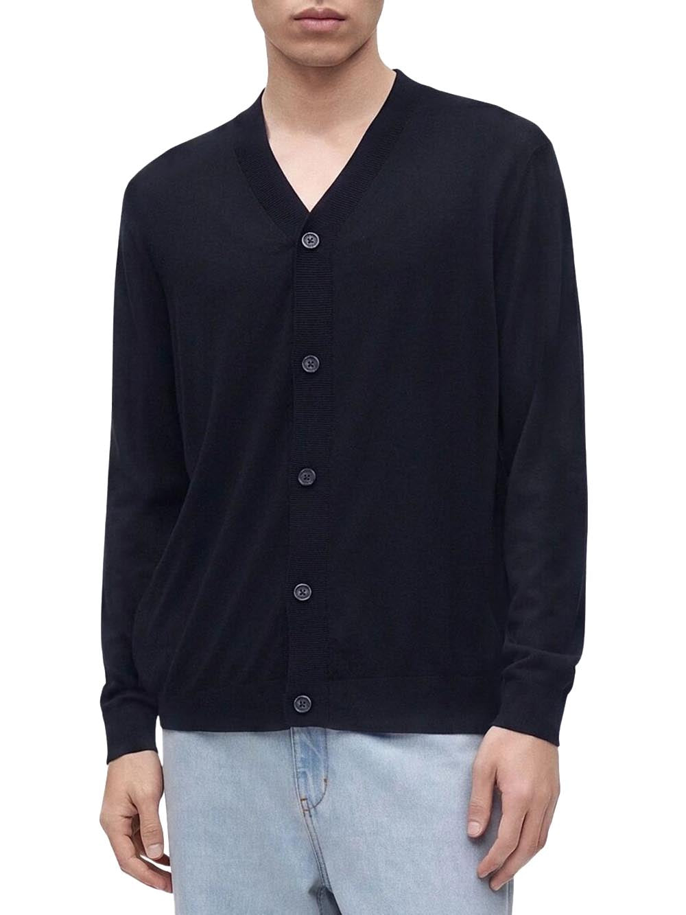 Armani Exchange Cardigan Uomo Xm003568 Af28778 Blu