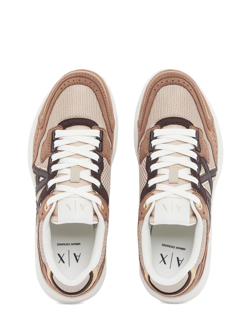Armani Exchange Sneaker Donna Xw002153 Af22757 Marrone/Beige