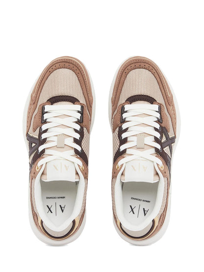 Armani Exchange Sneaker Donna Xw002153 Af22757 Marrone/Beige