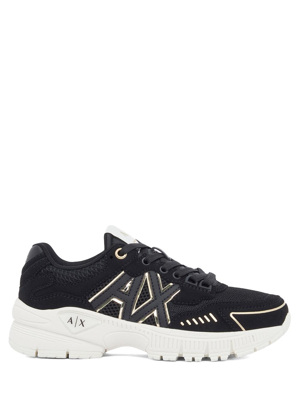 Armani Exchange Sneaker Donna Xw002153 Af22757 Nero/oro