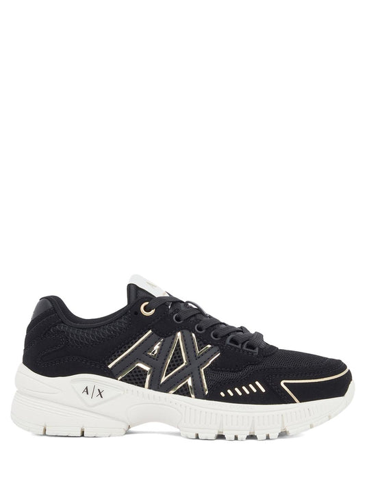 Armani Exchange Sneaker Donna Xw002153 Af22757 Nero/oro