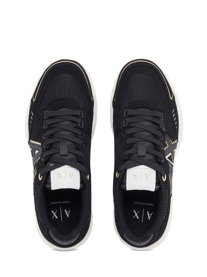 Armani Exchange Sneaker Donna Xw002153 Af22757 Nero/oro