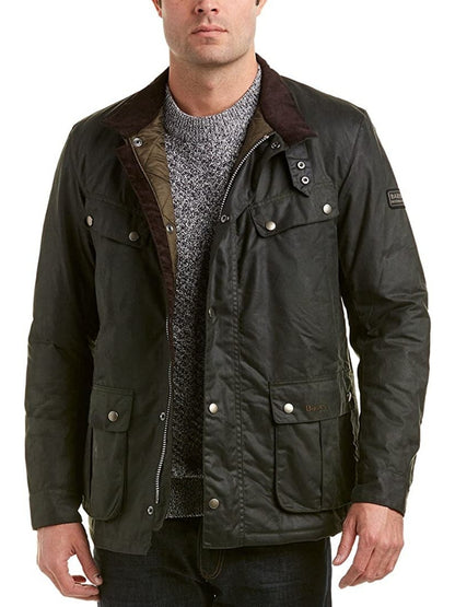 DUKE WAX JACKET Barbour International Giubbino Uomo Mwx0337 Verde