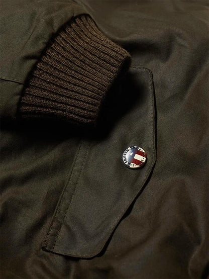 MERCHANT WAX Barbour International Giubbino Uomo Mwx0465 Verde oliva