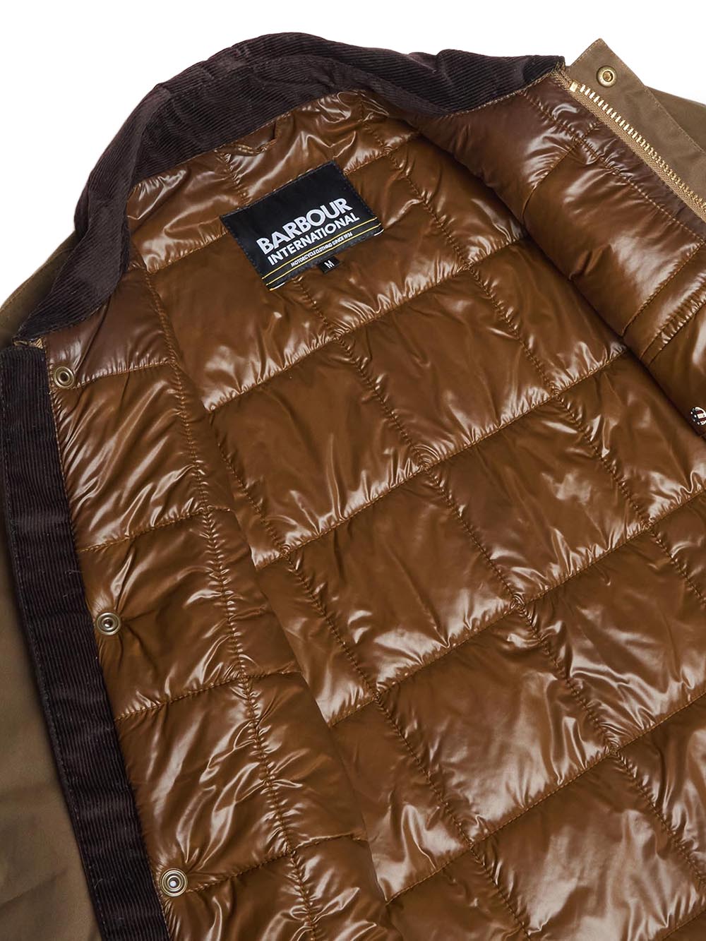 WORKERS WAX Barbour International Giubbino Uomo Mwx1853 Marrone