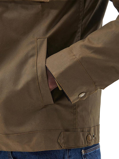 WORKERS WAX Barbour International Giubbino Uomo Mwx1853 Marrone