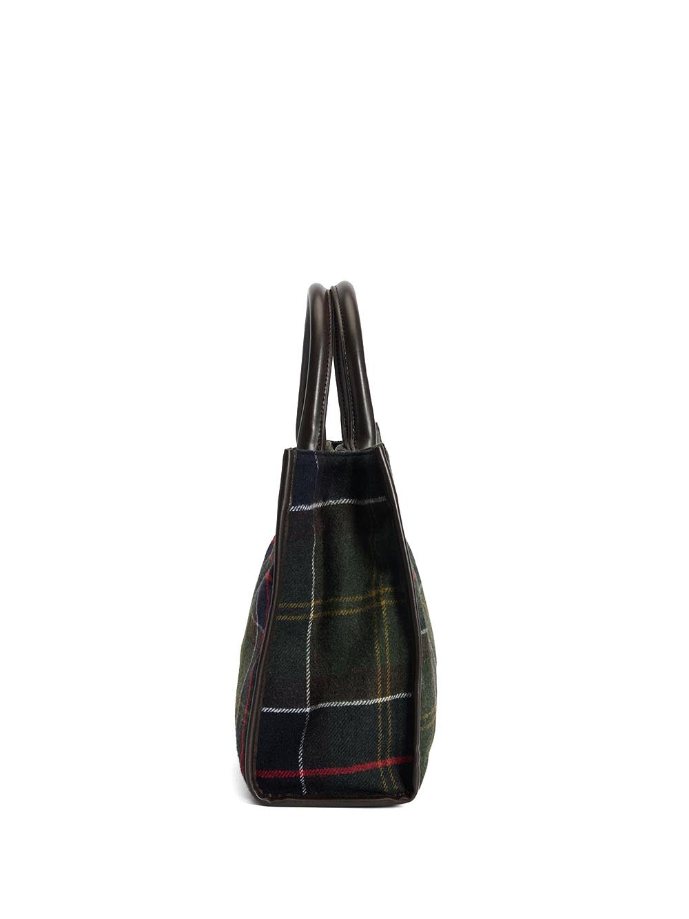 BARRHILL TARTAN TOTE BAG Barbour Borsa a Mano Donna Lba0423 Verde
