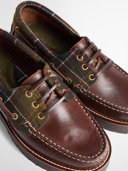 DARRAS BOAT SHOE Barbour Mocassino Donna Lfo0798 Marrone