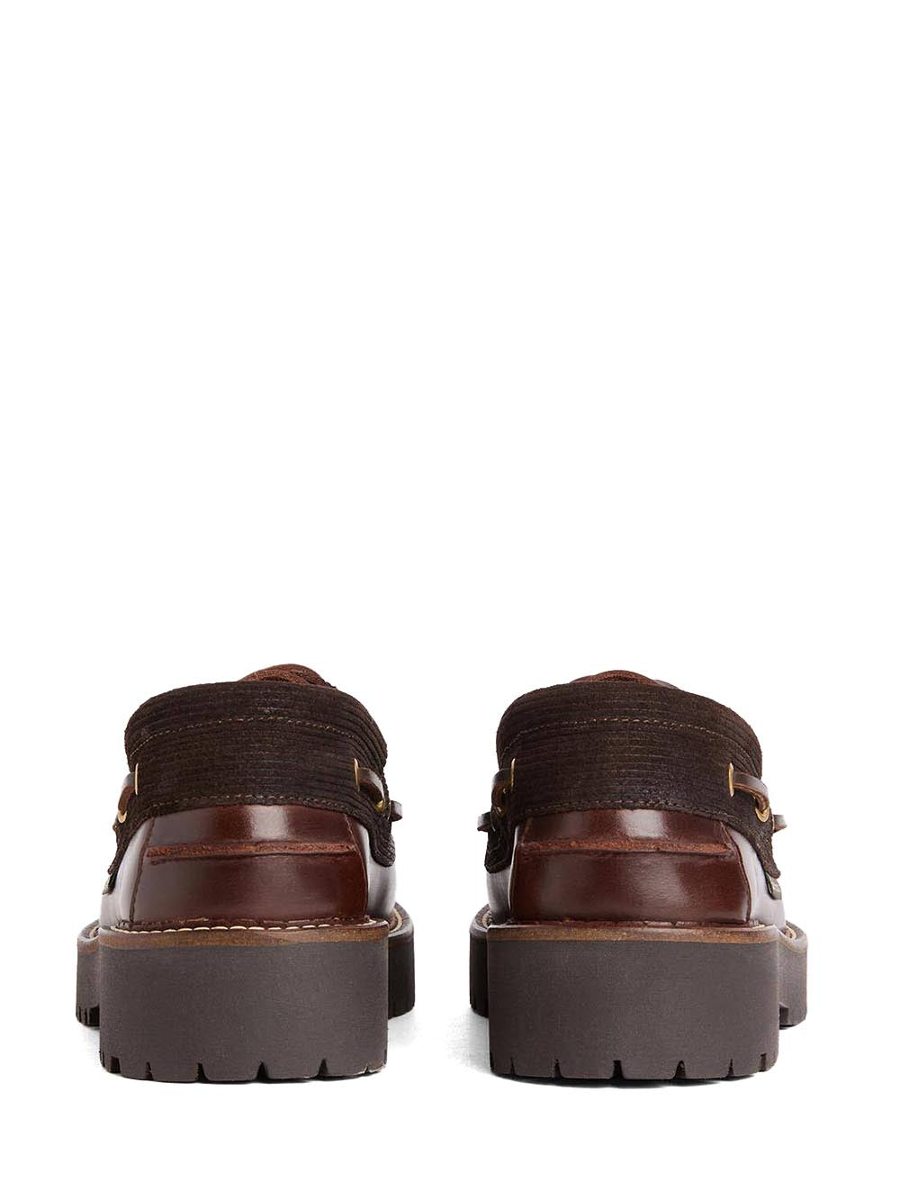 DARRAS BOAT SHOE Barbour Mocassino Donna Lfo0798 Marrone scuro
