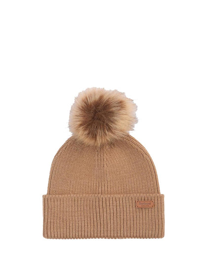 DOVER BEANIE & HAILES SCARF Barbour Set Cappello & Sciarpa Donna Lgs0054 Beige