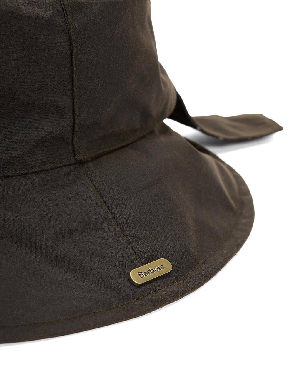 BRAMBLING WAX HAT Barbour Cappello Donna Lha0394 Verde oliva