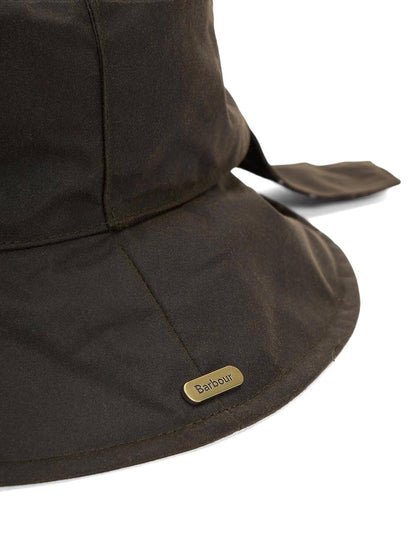 BRAMBLING WAX HAT Barbour Cappello Donna Lha0394 Verde oliva
