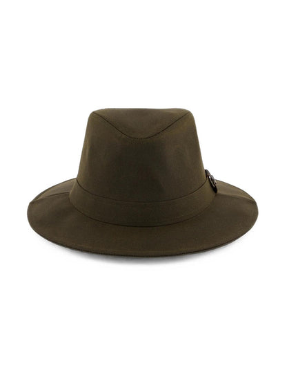 VINTAGE WAX BUSHMAN HAT Barbour Cappello Donna Lha0401 Verde oliva