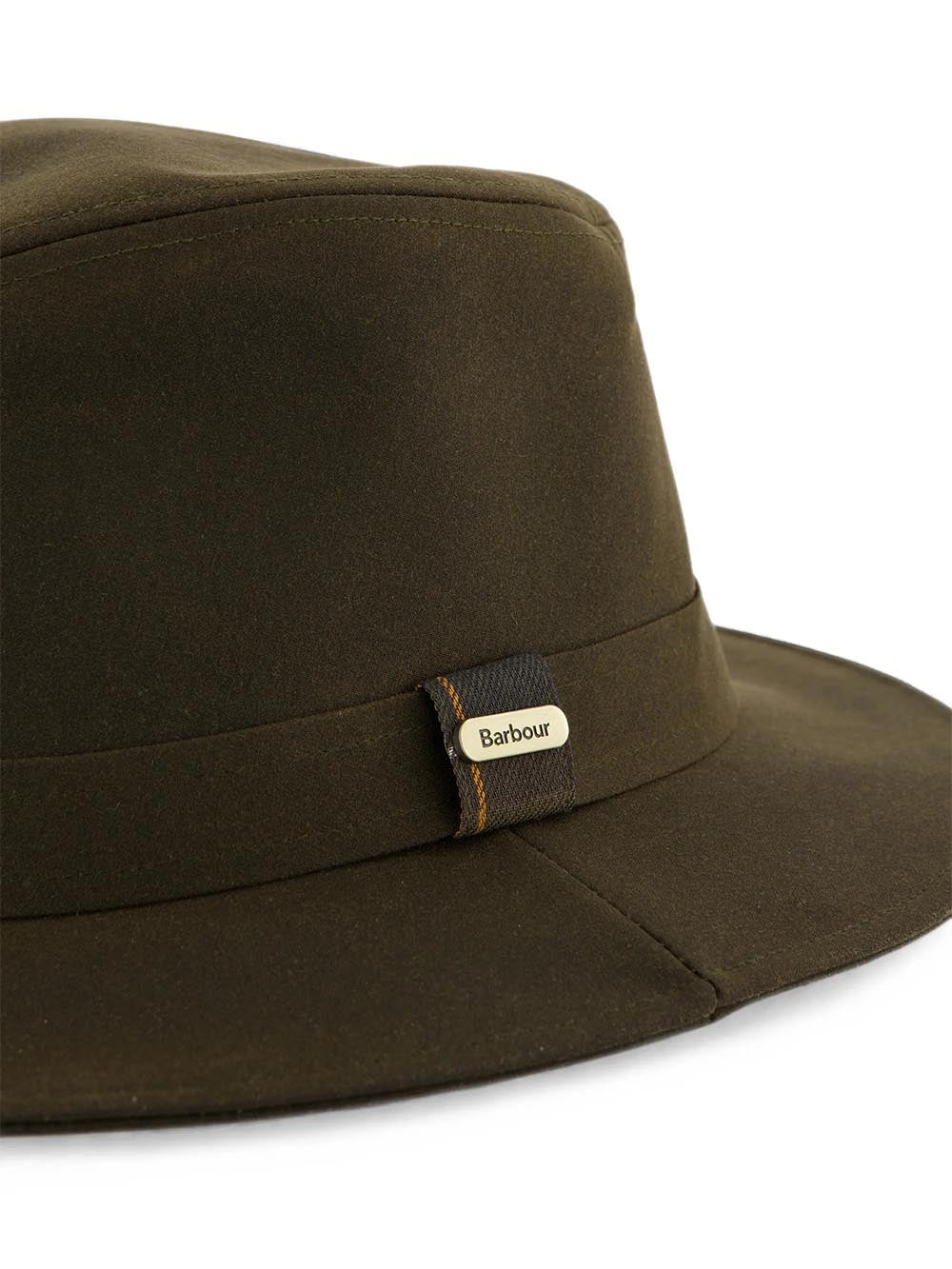 VINTAGE WAX BUSHMAN HAT Barbour Cappello Donna Lha0401 Verde oliva