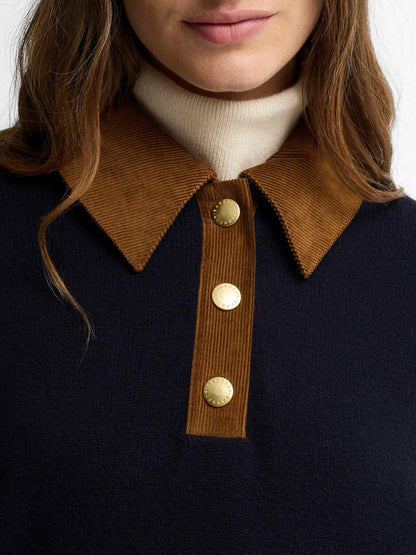RAVENSHILL KNITTED JUMPER Barbour Maglia Donna Lkn1793 Blu