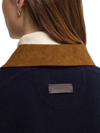 RAVENSHILL KNITTED JUMPER Barbour Maglia Donna Lkn1793 Blu