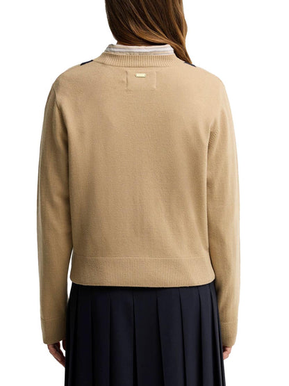 MARIANA KNITTED CARDIGAN Barbour Maglia Donna Lkn1823 Beige