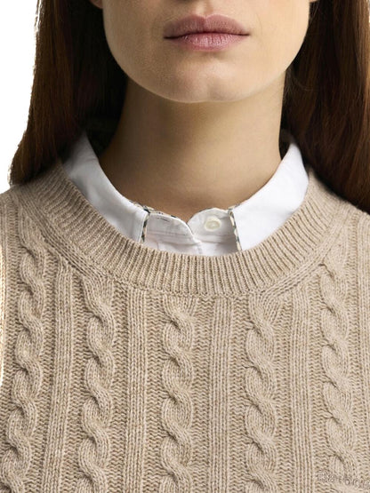 ASHDOWN KNITTED JUMPER Barbour Maglia Donna Lkn1834 Beige